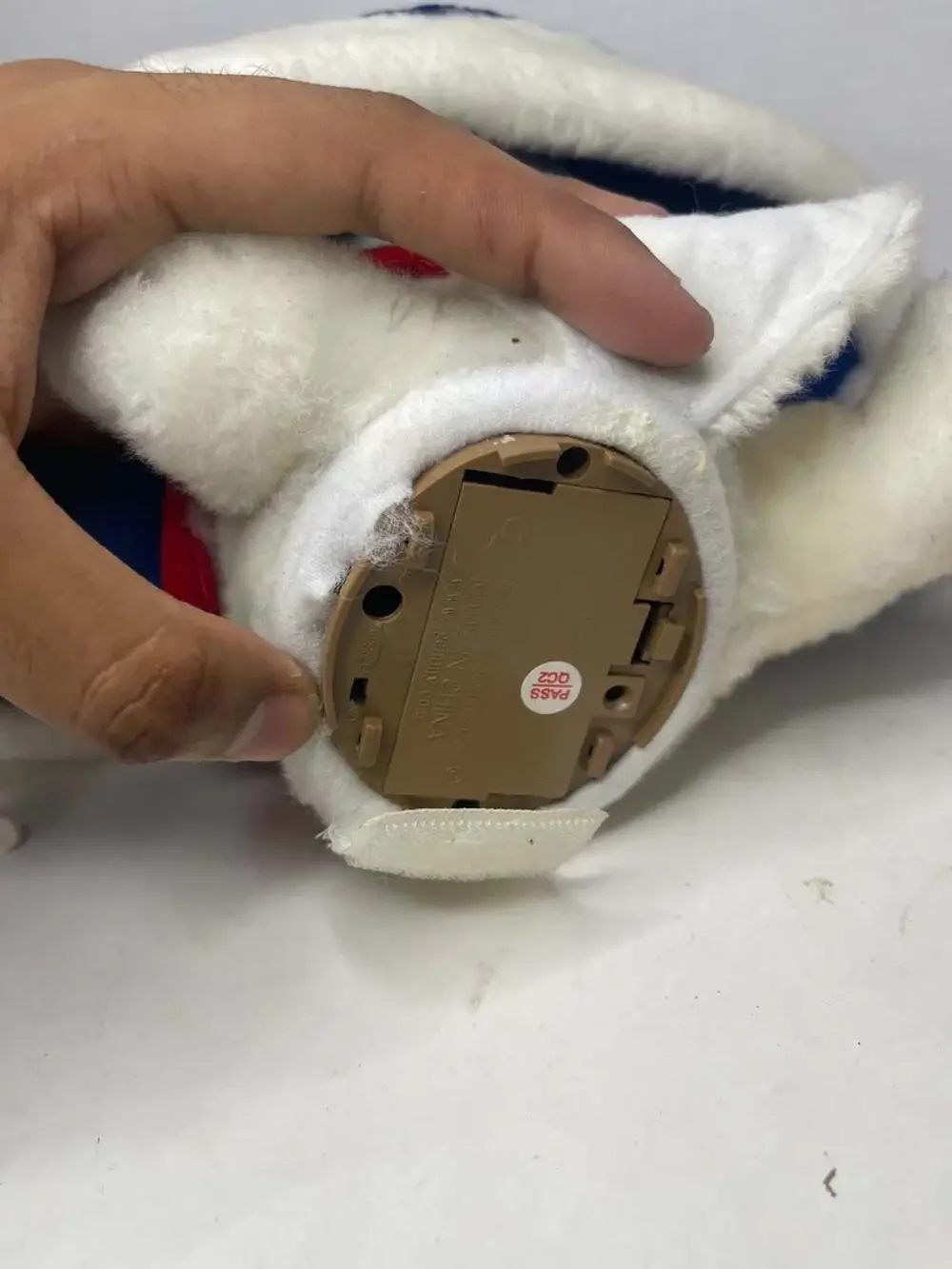 Gemmy Animated Singing and Dancing Polar Bear Plush with Hat and Sweater